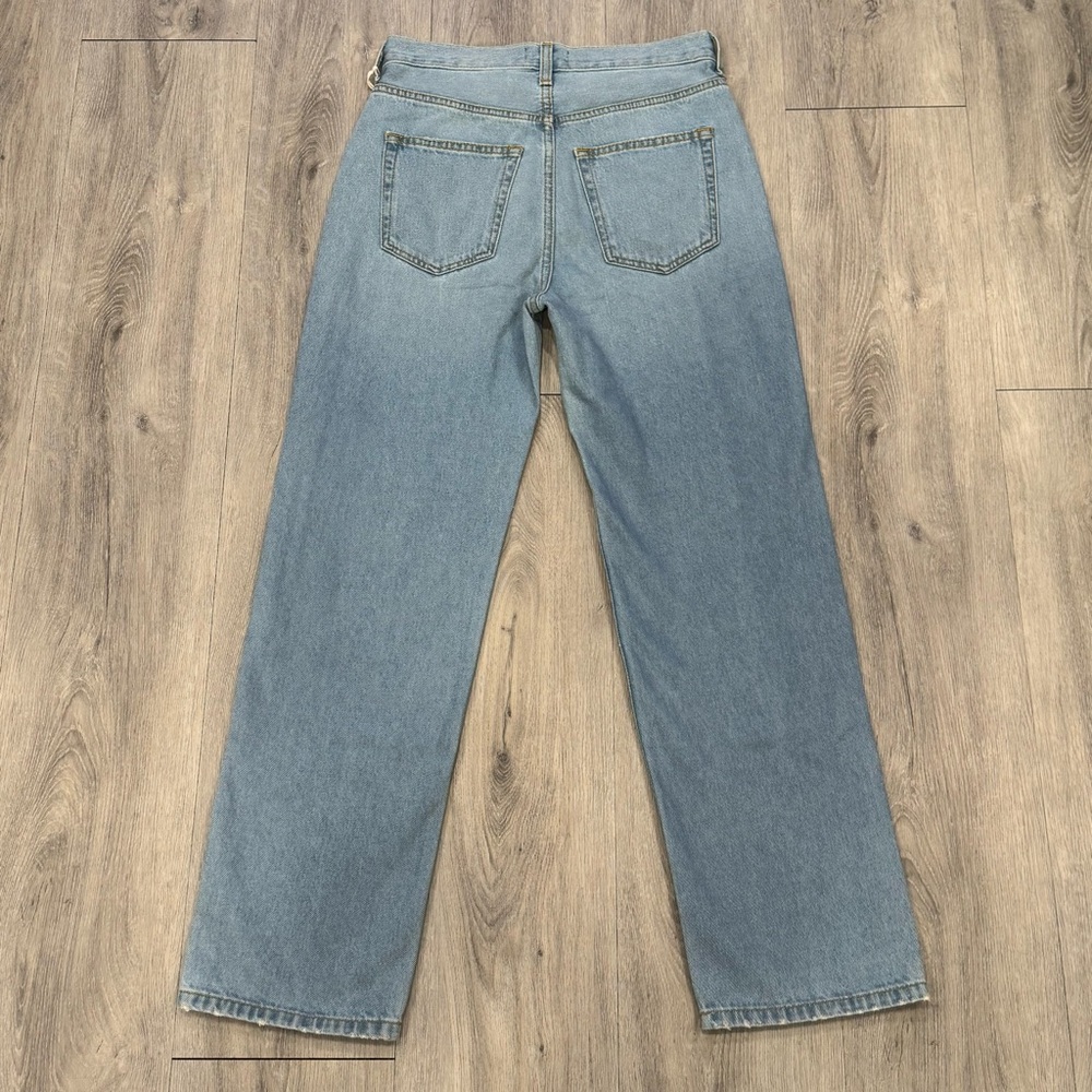 Etica Casual Sky Blue Denim Tyler High Rise Straight Leg Jeans - Picture 4 of 7